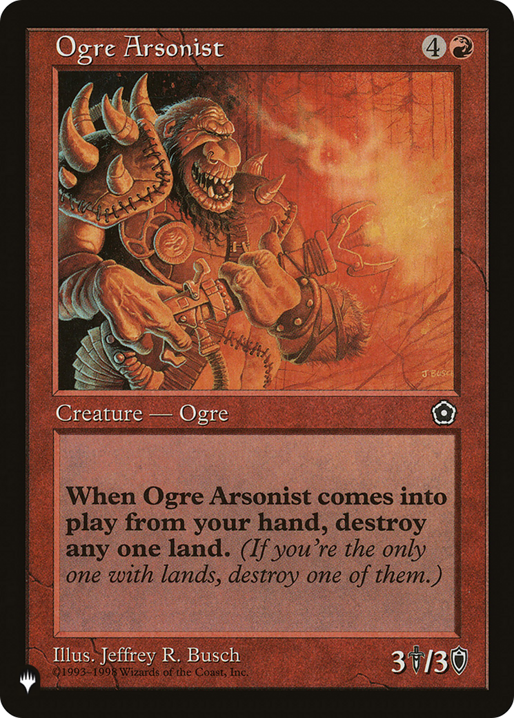 Ogre Arsonist [The List] | Enigma On Main