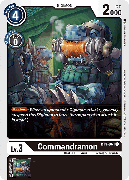 Commandramon [BT5-061] [Battle of Omni] | Enigma On Main