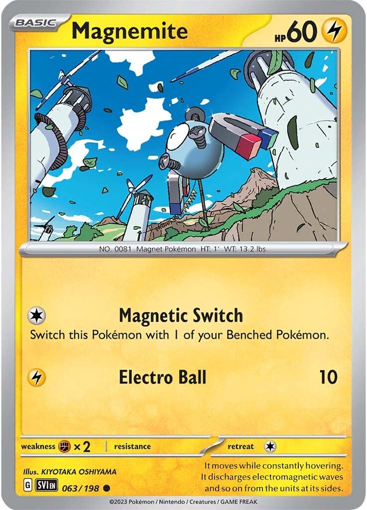 Magnemite (063/198) [Scarlet & Violet: Base Set] | Enigma On Main