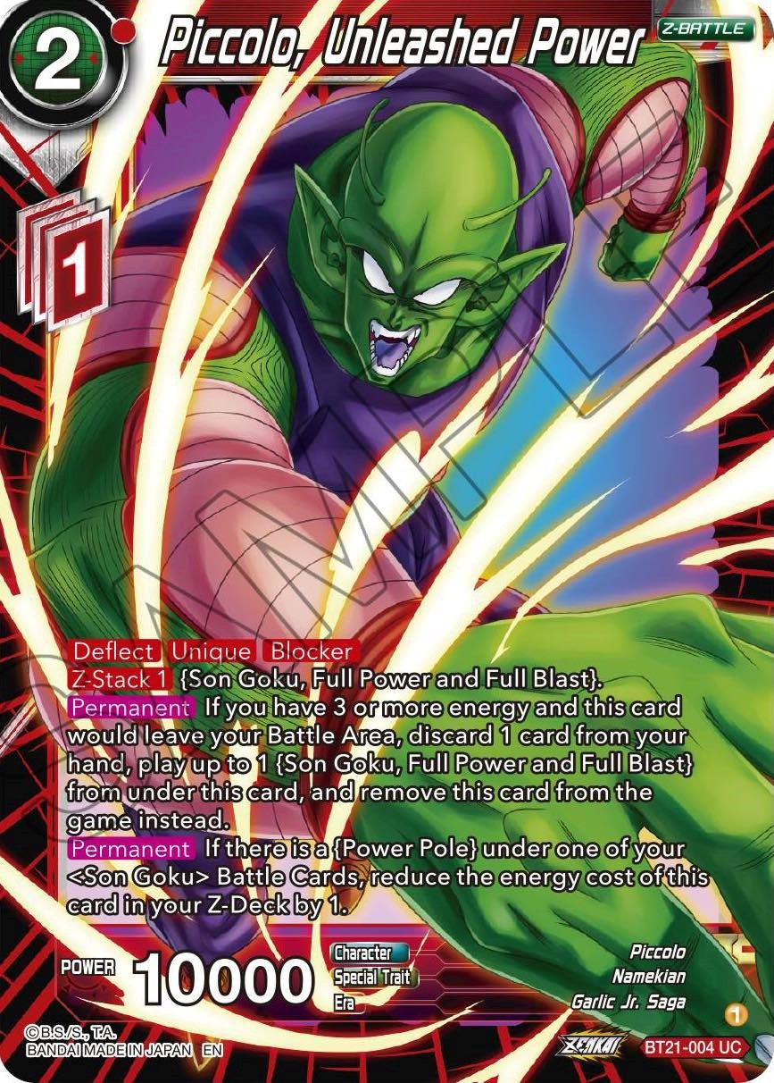 Piccolo, Unleashed Power (BT21-004) [Wild Resurgence] | Enigma On Main