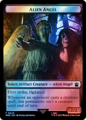 Alien Angel // Food (0058) Double-Sided Token (Surge Foil) [Doctor Who Tokens] | Enigma On Main