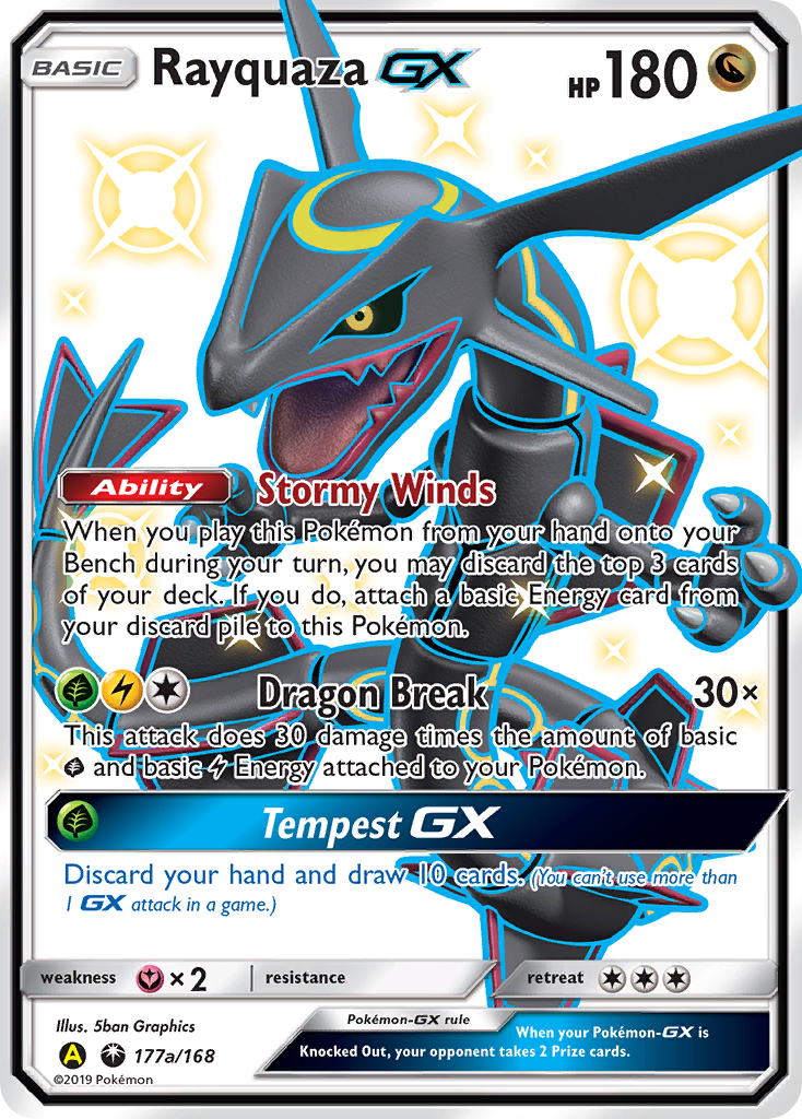 Rayquaza GX (177a/168) [Alternate Art Promos] | Enigma On Main