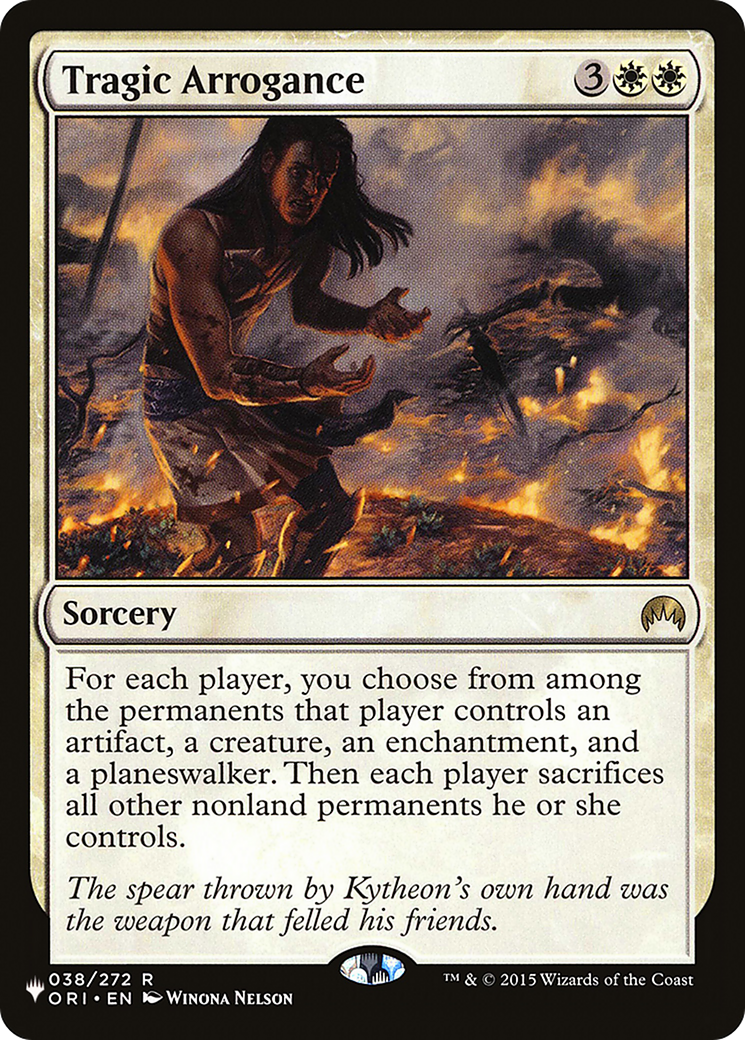 Tragic Arrogance [The List] | Enigma On Main