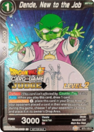 Dende, New to the Job (Level 2) (BT5-109) [Judge Promotion Cards] | Enigma On Main