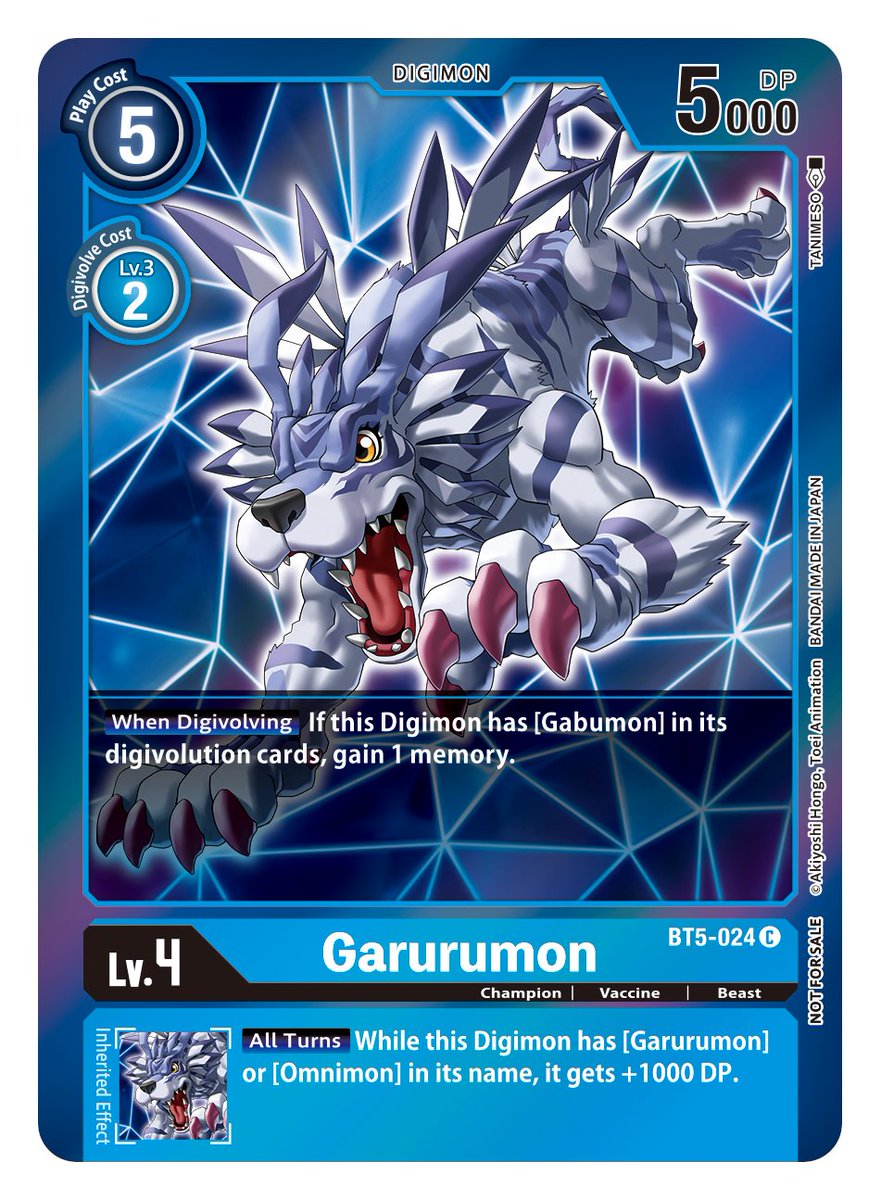 Garurumon [BT5-024] (Event Pack 2) [Battle of Omni] | Enigma On Main