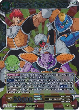 Powerful Bond Ginyu Force (P-024) [Promotion Cards] | Enigma On Main