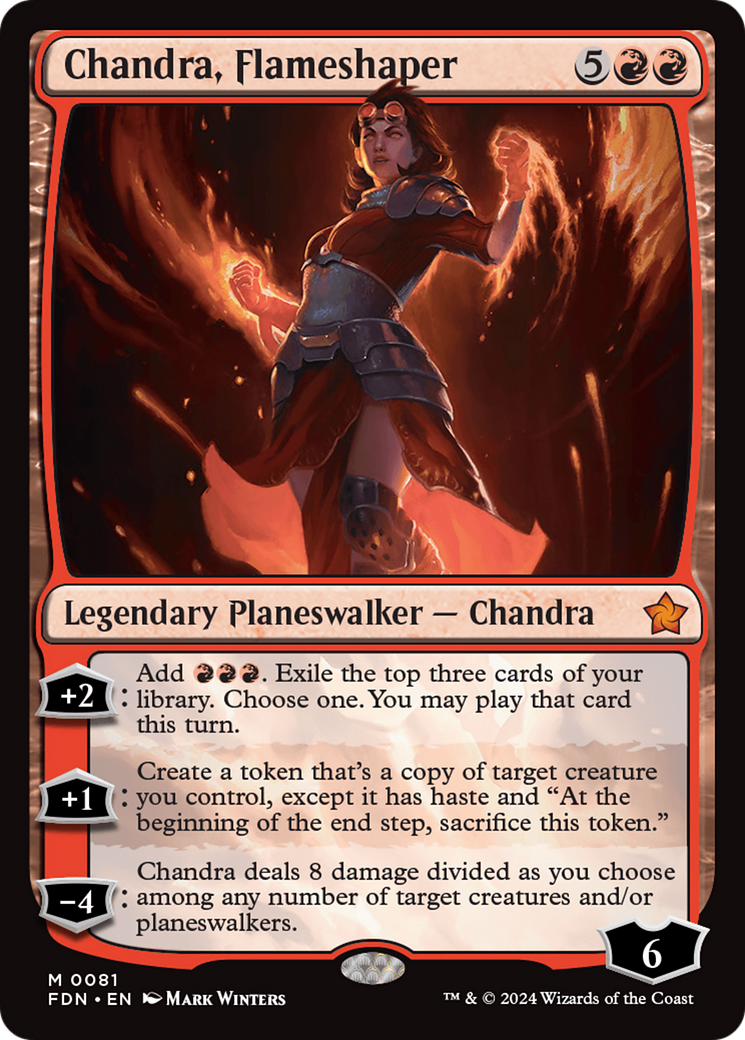 Chandra, Flameshaper [Foundations] | Enigma On Main