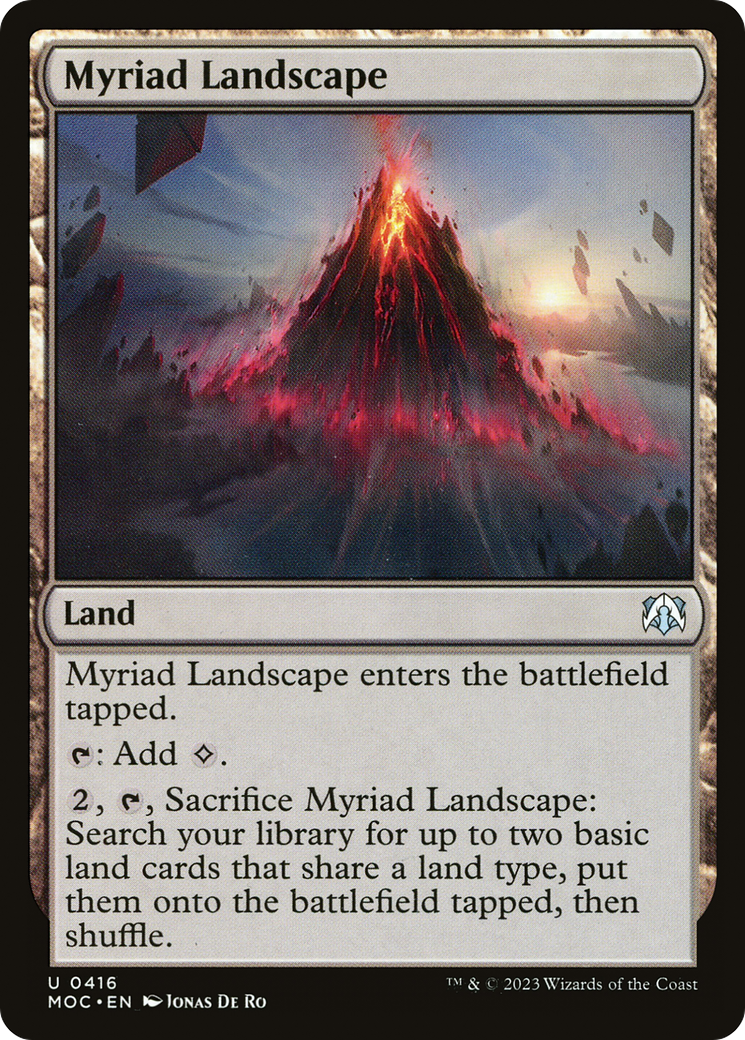 Myriad Landscape [March of the Machine Commander] | Enigma On Main