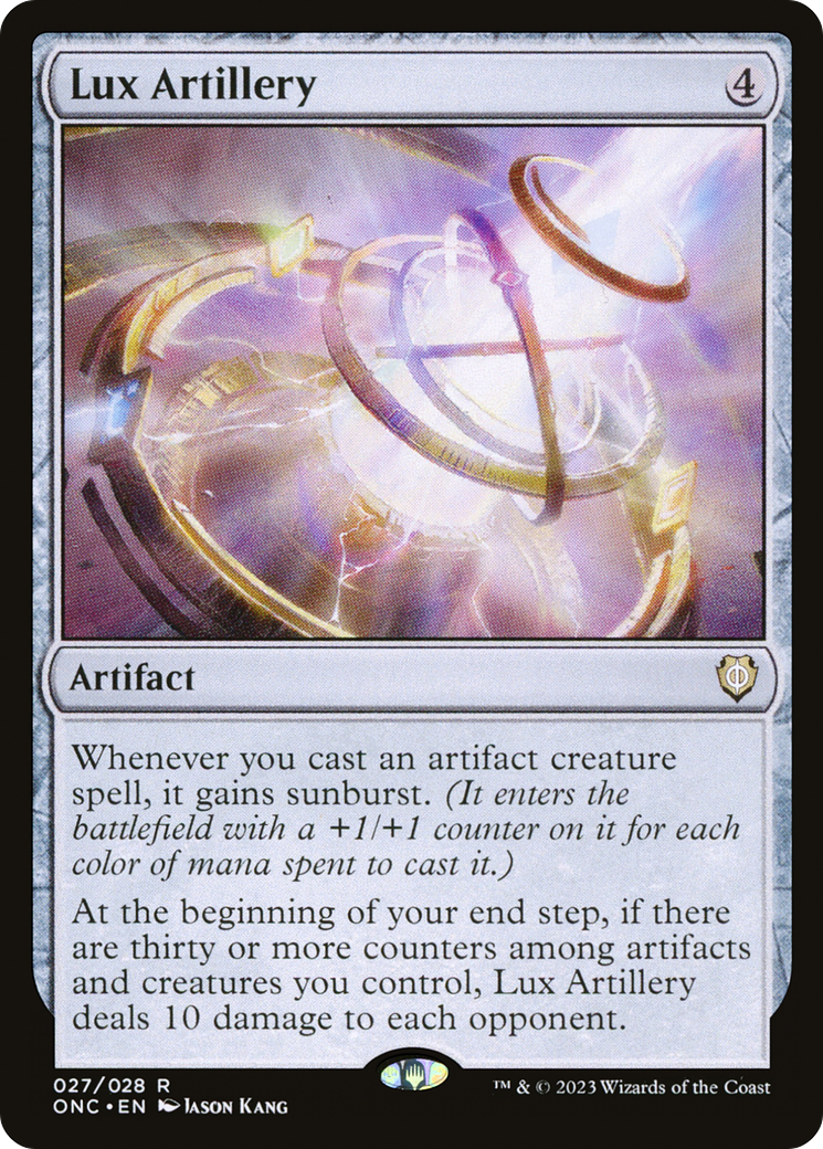 Lux Artillery [Phyrexia: All Will Be One Commander] | Enigma On Main