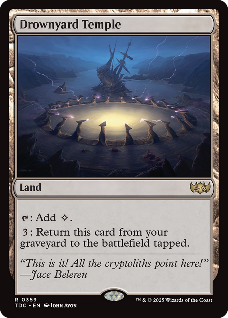 Drownyard Temple [Tarkir: Dragonstorm Commander] | Enigma On Main