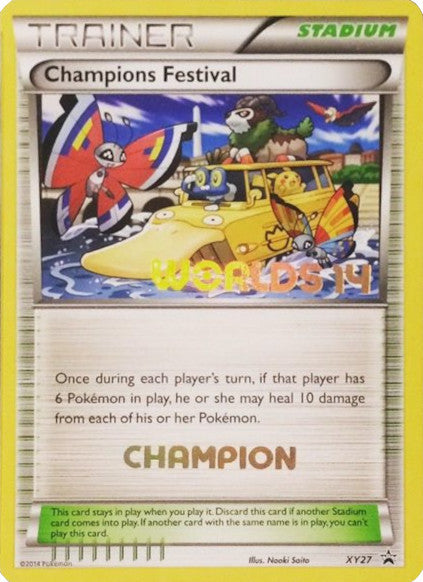 Champions Festival (XY27) (2014 Champion) [XY: Black Star Promos] | Enigma On Main