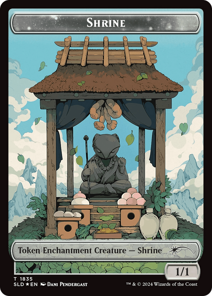 Shrine Token (Rainbow Foil) [Secret Lair: From Cute to Brute Tokens] | Enigma On Main