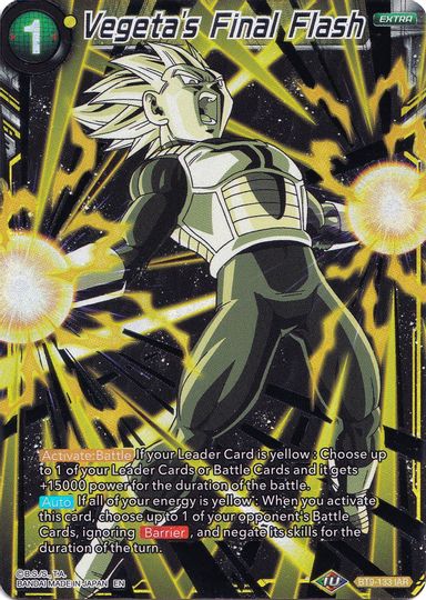 Vegeta's Final Flash (Collector's Selection Vol. 1) (BT9-133) [Promotion Cards] | Enigma On Main