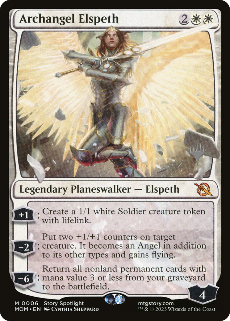 Archangel Elspeth (Promo Pack) [March of the Machine Promos] | Enigma On Main