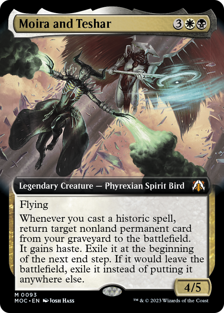 Moira and Teshar (Extended Art) [March of the Machine Commander] | Enigma On Main