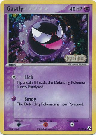 Gastly (52/92) (Stamped) [EX: Legend Maker] | Enigma On Main
