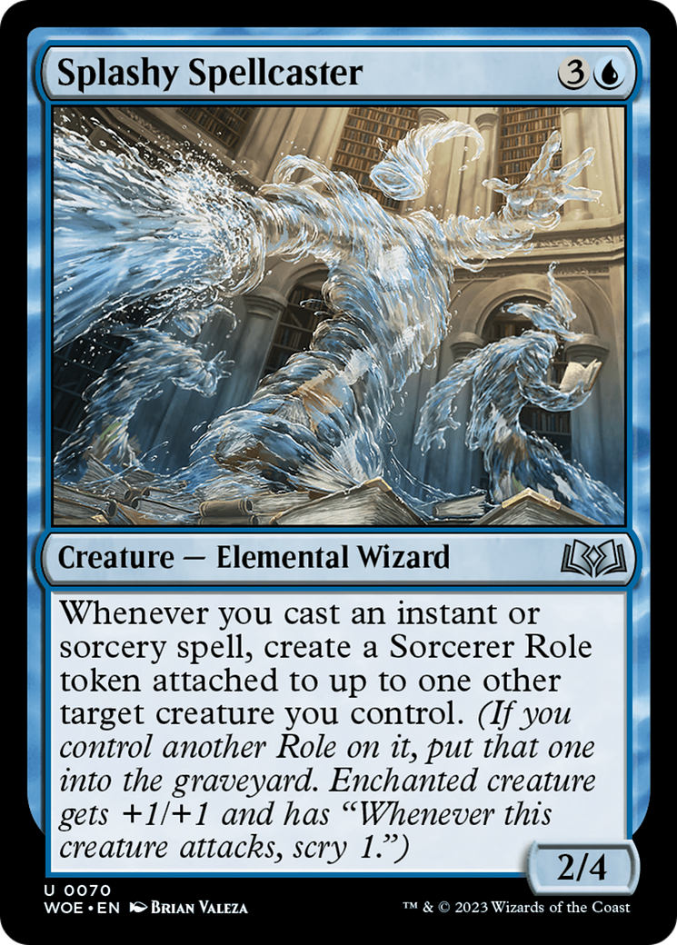 Splashy Spellcaster [Wilds of Eldraine] | Enigma On Main