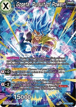 Gogeta, Pursuit of Power (SD12-02) [Rise of the Unison Warrior 2nd Edition] | Enigma On Main