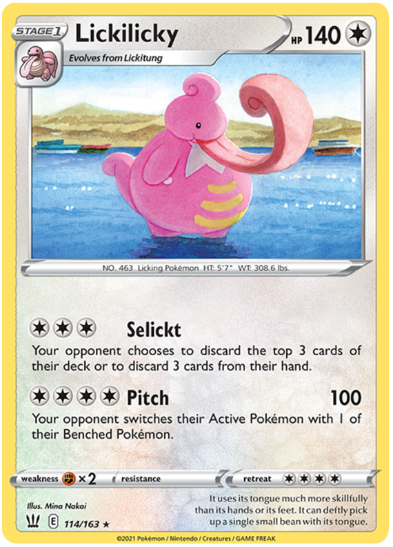 Lickilicky (114/163) [Sword & Shield: Battle Styles] | Enigma On Main