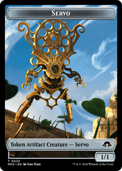 Illusion (Ripple Foil) // Servo Double-Sided Token [Modern Horizons 3 Commander Tokens] | Enigma On Main