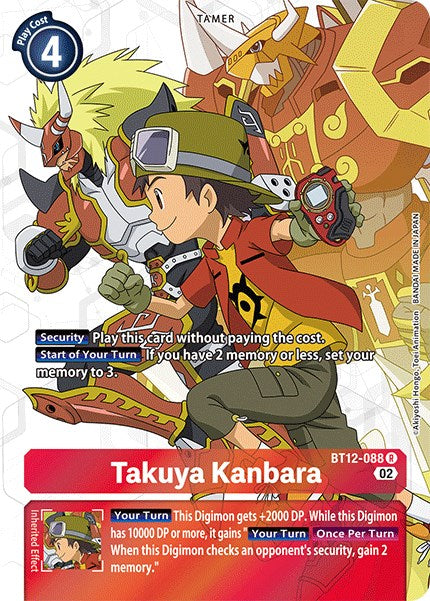 Takuya Kanbara [BT12-088] (Alternate Art) [Across Time] | Enigma On Main