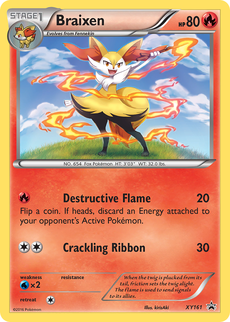 Braixen (XY161) [XY: Black Star Promos] | Enigma On Main