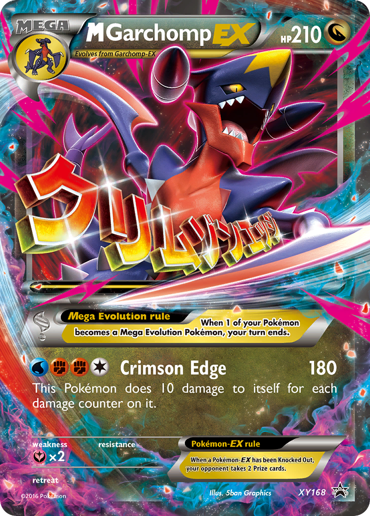 M Garchomp EX (XY168) [XY: Black Star Promos] | Enigma On Main