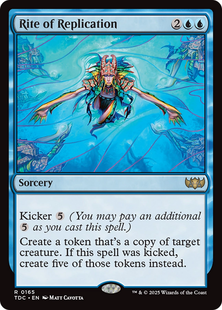 Rite of Replication [Tarkir: Dragonstorm Commander] | Enigma On Main