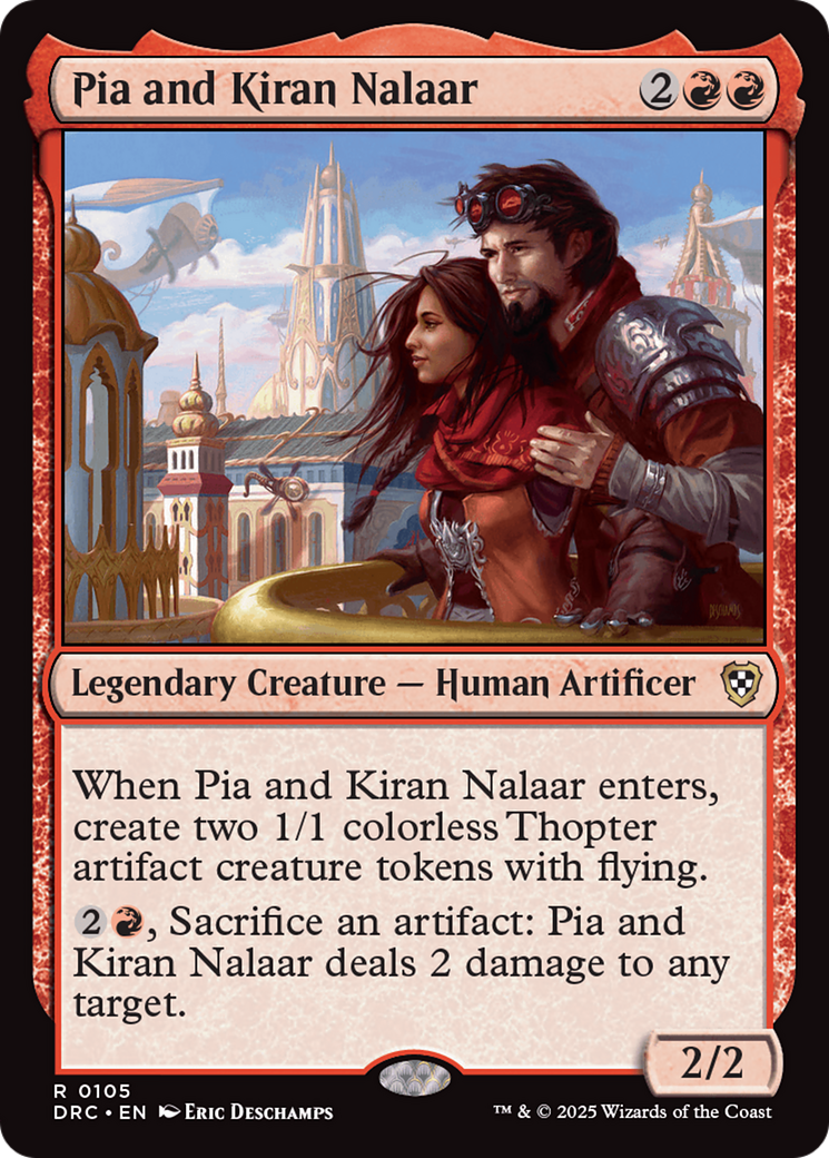 Pia and Kiran Nalaar [Aetherdrift Commander] | Enigma On Main