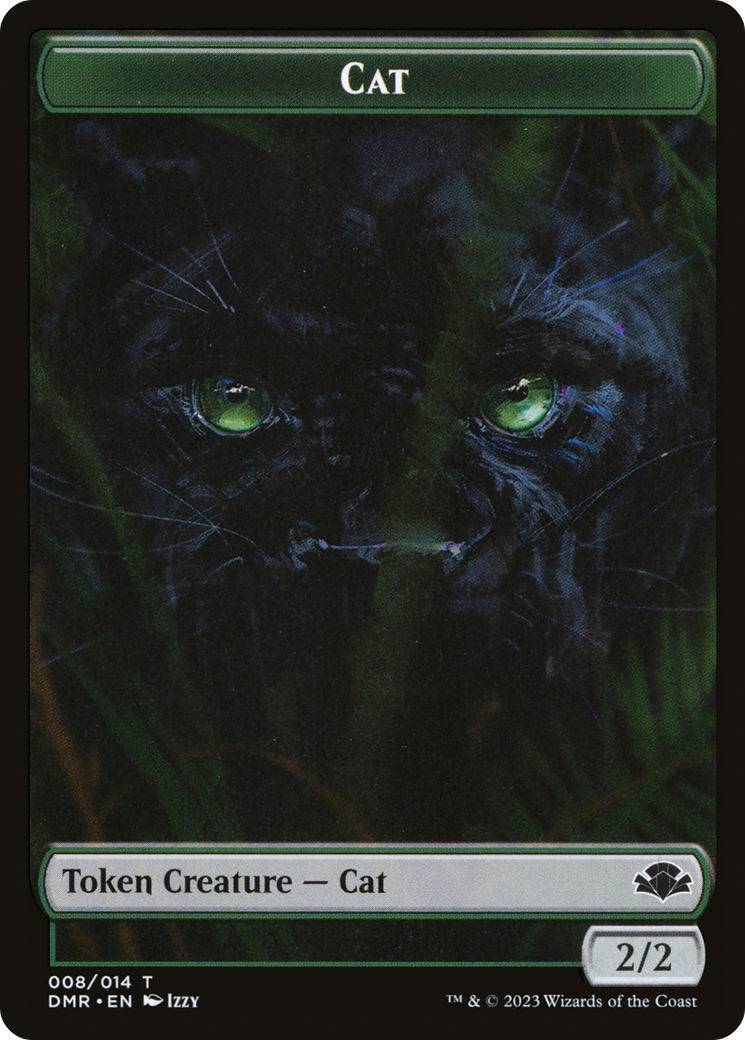 Cat Token (008) [Dominaria Remastered Tokens] | Enigma On Main