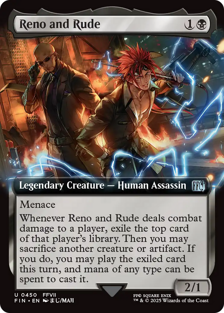 Reno and Rude (Extended Art) [FINAL FANTASY] | Enigma On Main
