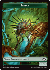 Insect // Elephant Double-Sided Token [Aetherdrift Tokens] | Enigma On Main