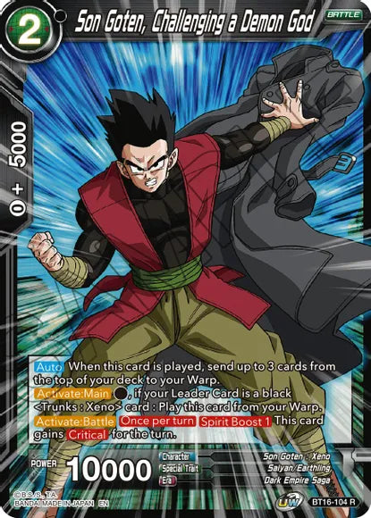 Son Goten, Challenging a Demon God (BT16-104) [Realm of the Gods] | Enigma On Main