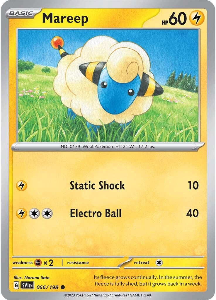 Mareep (066/198) [Scarlet & Violet: Base Set] | Enigma On Main