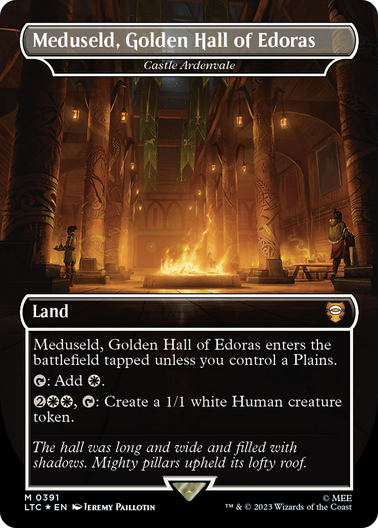 Meduseld, Golden Hall of Edoras - Castle Ardenvale (Surge Foil Realms and Relics) [The Lord of the Rings: Tales of Middle-Earth Commander] | Enigma On Main