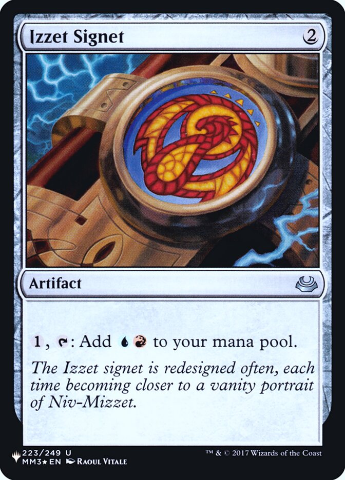 Izzet Signet [Secret Lair: Heads I Win, Tails You Lose] | Enigma On Main