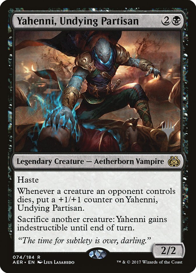 Yahenni, Undying Partisan (Promo Pack) [Aether Revolt Promos] | Enigma On Main