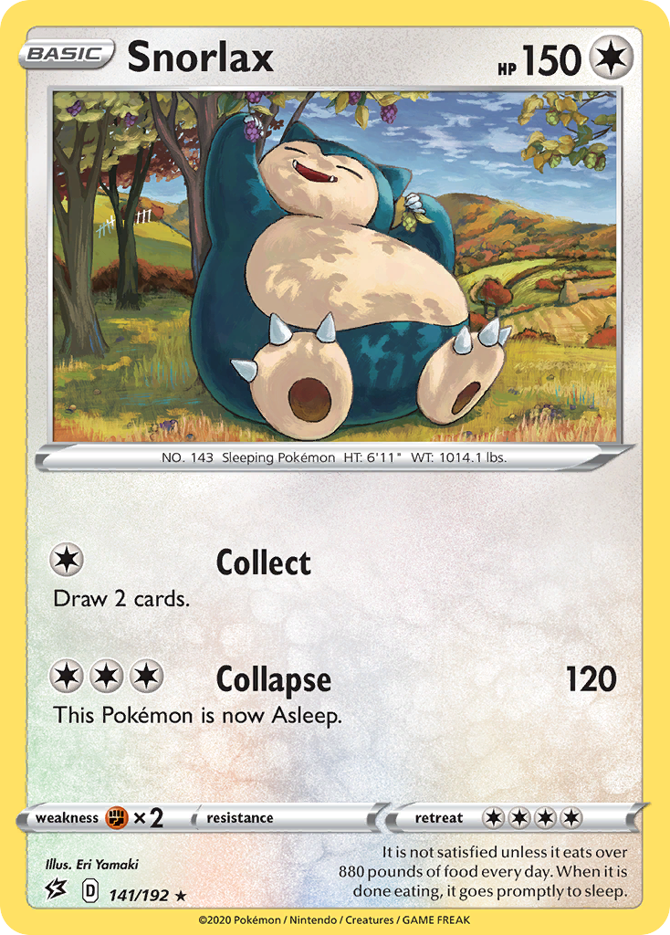 Snorlax (141/192) [Sword & Shield: Rebel Clash] | Enigma On Main