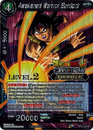 Awakened Warrior Bardock (Level 2) (BT3-110) [Judge Promotion Cards] | Enigma On Main