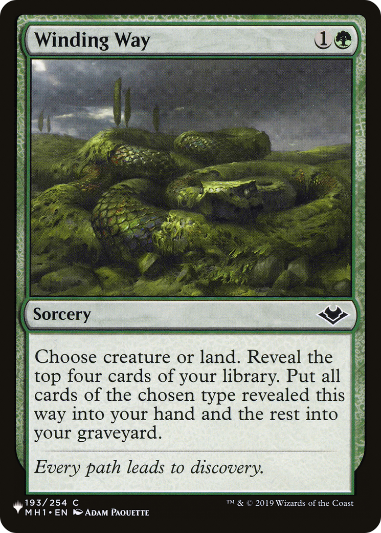 Winding Way [The List Reprints] | Enigma On Main