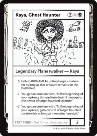 Kaya, Ghost Haunter (2021 Edition) [Mystery Booster Playtest Cards] | Enigma On Main