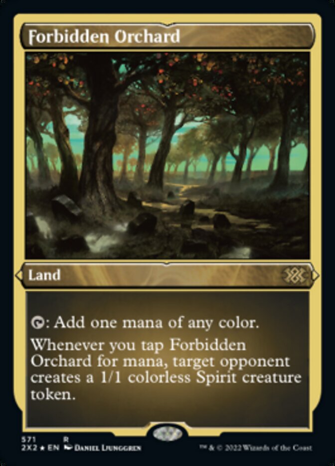 Forbidden Orchard (Foil Etched) [Double Masters 2022] | Enigma On Main