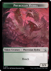 Elemental (9) // Phyrexian Hydra (11) Double-Sided Token [March of the Machine Tokens] | Enigma On Main