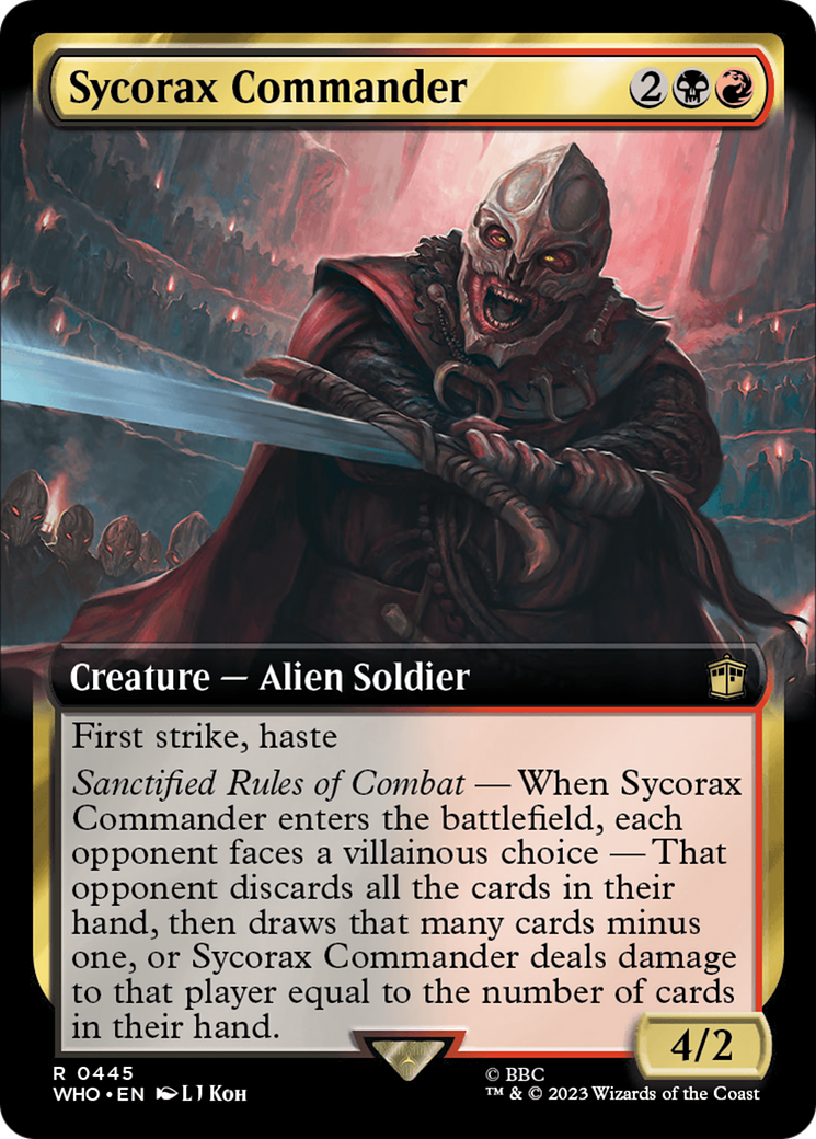 Sycorax Commander (Extended Art) [Doctor Who] | Enigma On Main