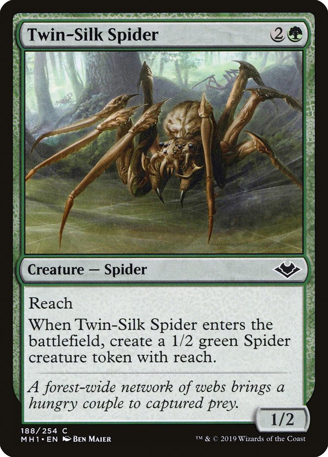 Twin-Silk Spider [Modern Horizons] | Enigma On Main