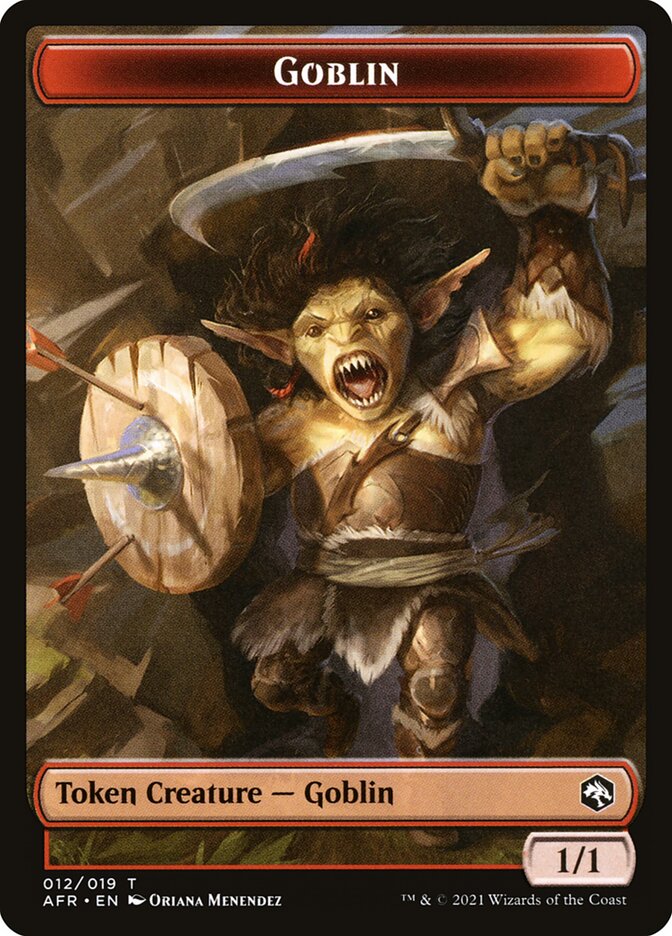 Lost Mine of Phandelver // Goblin Double-Sided Token [Dungeons & Dragons: Adventures in the Forgotten Realms Tokens] | Enigma On Main