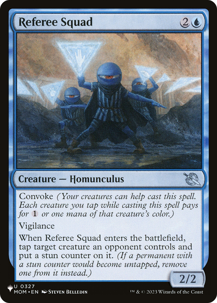 Referee Squad [The List Reprints] | Enigma On Main