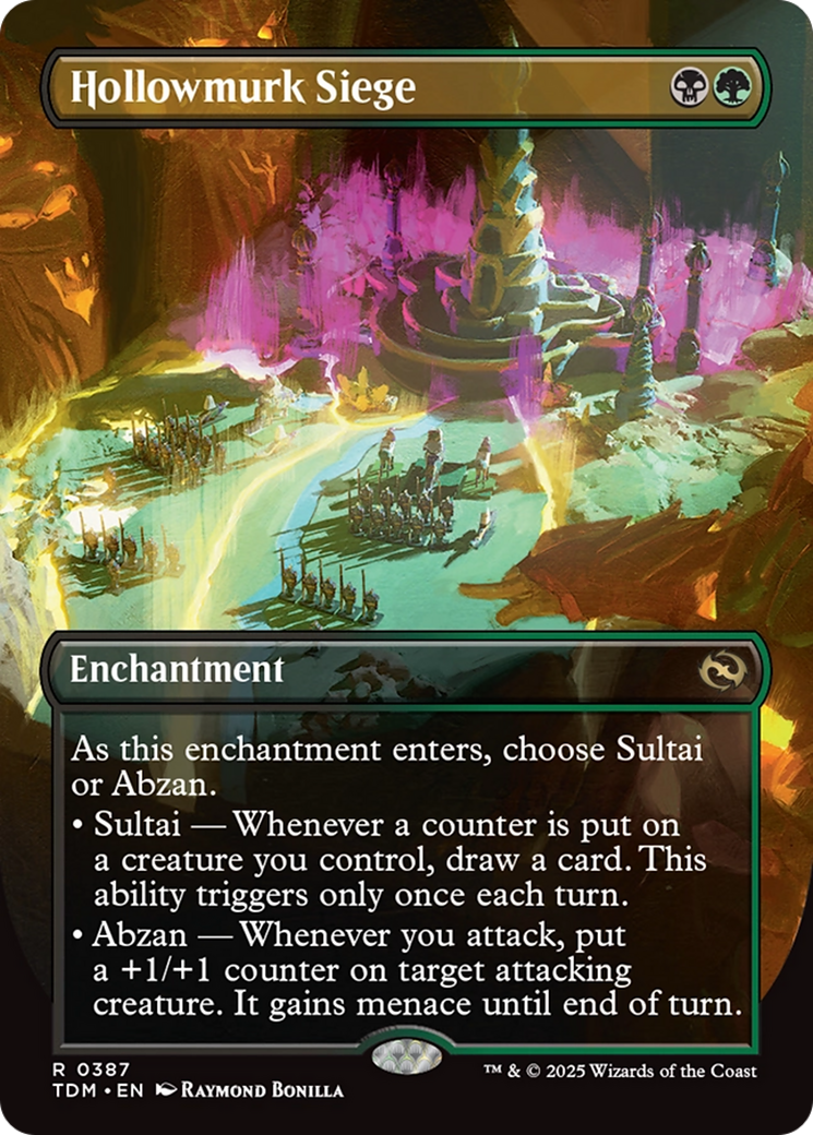 Hollowmurk Siege (Borderless) [Tarkir: Dragonstorm] | Enigma On Main