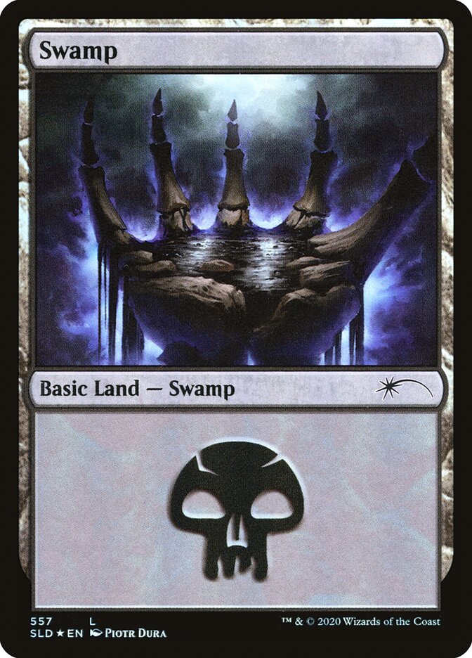 Swamp (Discarding) (557) [Secret Lair Drop Promos] | Enigma On Main