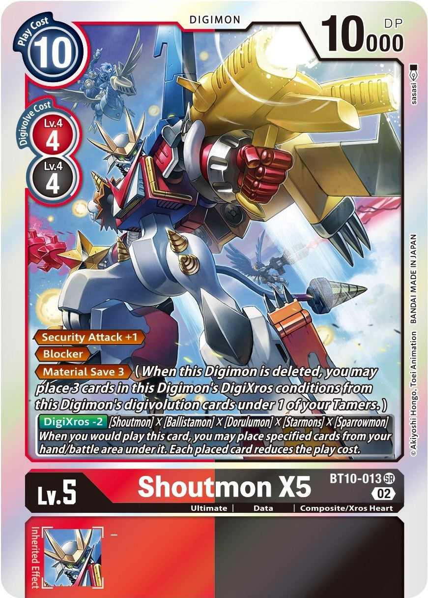 Shoutmon X5 [BT10-013] [Xros Encounter] | Enigma On Main